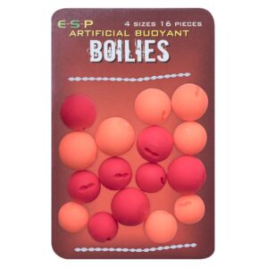 ESP ARTIFICIAL BOILIES BUOYANT BOILIES FLOTANTES ROJO Y NARANJA
