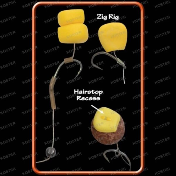 ESP BIG BUOYANT SWEETCORN MAICES FLOTANTES ROJO Y NARANJA - Imagen 2