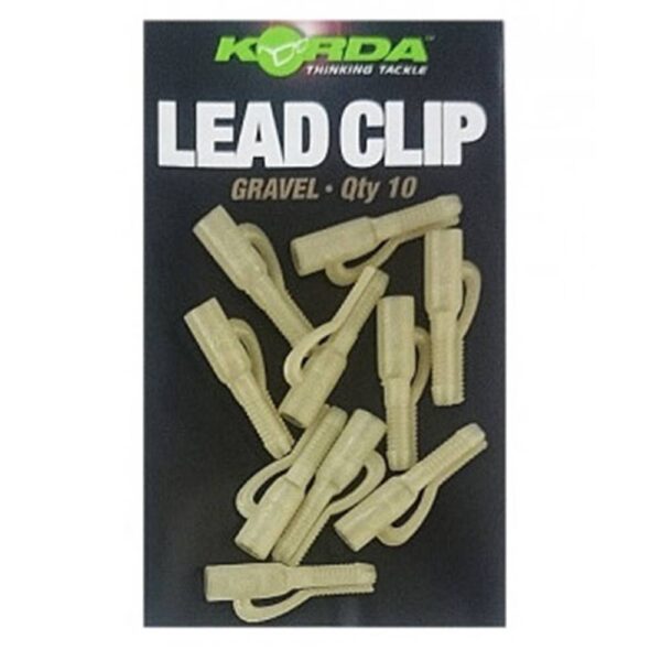 KORDA LEAD CLIP GRAVEL 10 unid