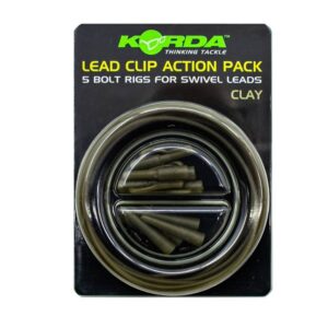 KORDA LEAD CLIP ACTION PACK CLAY 5 sets