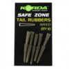 KORDA SAFE ZONE RUBBERS color Weedy Green 10 unid