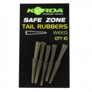KORDA SAFE ZONE RUBBERS color Weedy Green 10 unid