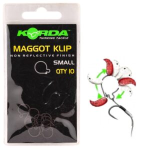 KORDA MAGGOT CLIPS SMALL 10 unid