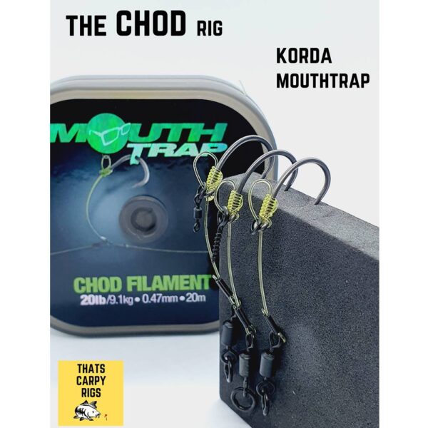 KORDA MOUTH TRAP CHOD FILAMENT 0,47 mm 20 LB - Imagen 3