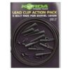 KORDA LEAD CLIP ACTION PACK SLIT 5 sets