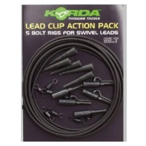 KORDA LEAD CLIP ACTION PACK SLIT 5 sets