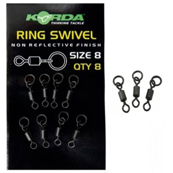 KORDA RING SWIVEL SIZE 8 (emerillones con anilla)