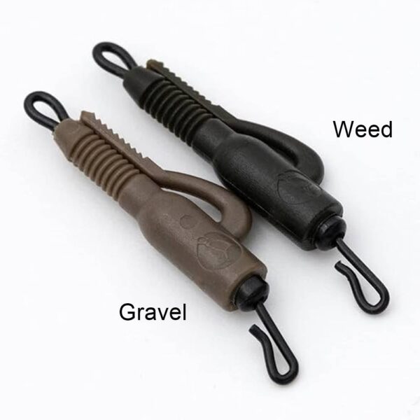 KORDA HYBRID QC LEAD CLIP GRAVEL 8 unid - Imagen 3