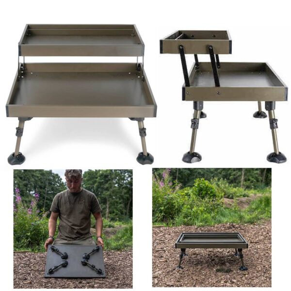 avidcarp double decker bivvy table