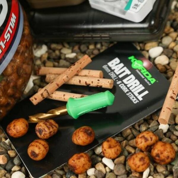 KORDA BAIT DRILL 6 mm TALADRO PERFORADOR CON CORCHOS - Imagen 2