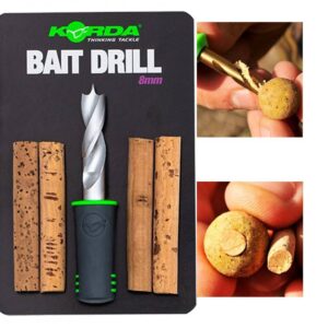 KORDA BAIT DRILL 8 mm TALADRO PERFORADOR CON CORCHOS