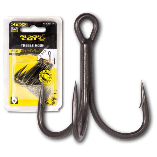 black cat treble hook