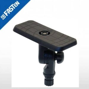 BORIKA FASTEN BASE RECTANGULAR PARA PEANA DE SONDA (EN NEGRO) 16x6 cm