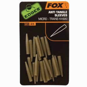 FOX EDGES Anti Tangle Sleeve Micro Size 7 Trans Khaki