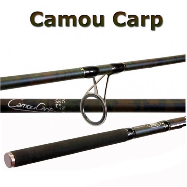 OFERTA PACK! 2 Cañas LINEAEFFE PRO TS CAMOU CARP 12 pies 3,5 lb anilla 50 mm - Imagen 2
