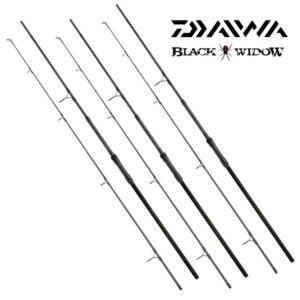 OFERTA PACK: 3 Cañas DAIWA BLACK WIDOW  TELE 10' (3 m) 3 Lb MANGO SEMI TELESCOPICO