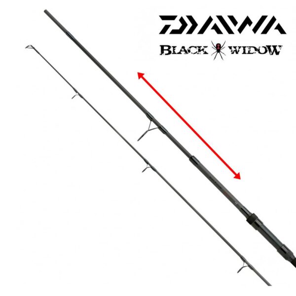 Caña DAIWA BLACK WIDOW  TELE 10' (3 m) 3 Lb MANGO SEMI TELESCOPICO - Imagen 2