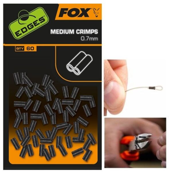 Fox Crimps 0,7 mm grapas 60 unid
