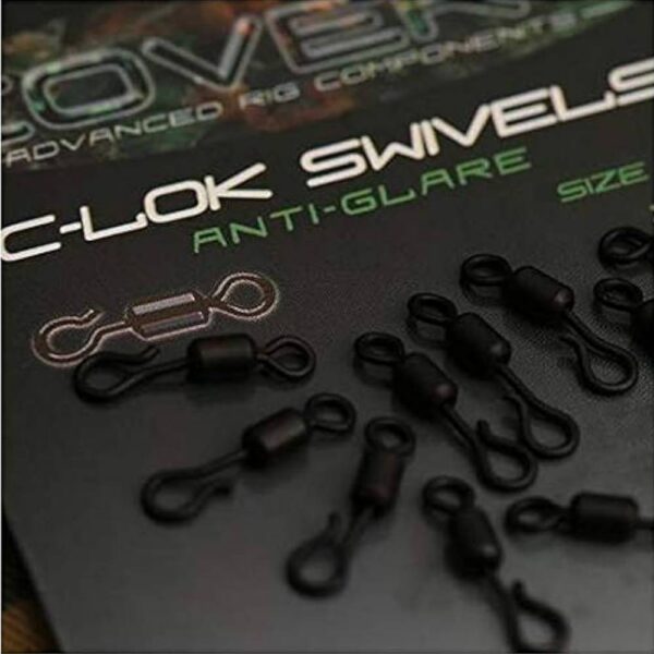 GARDNER C-LOK SWIVELS nº12 10 unid. (Enganches rapidos para ronnie rig)