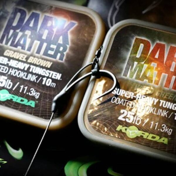 KORDA DARK MATTER TUNGSTEN COATED BRAID 25 Lb GRAVEL BROWN - Imagen 2
