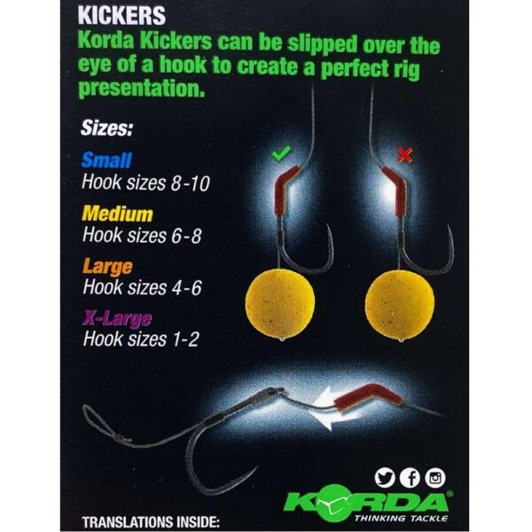KORDA KICKERS LARGE GREEN 10 unid - Imagen 3