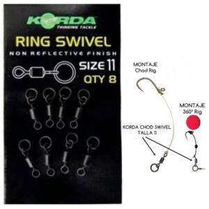 KORDA RING SWIVEL SIZE 11