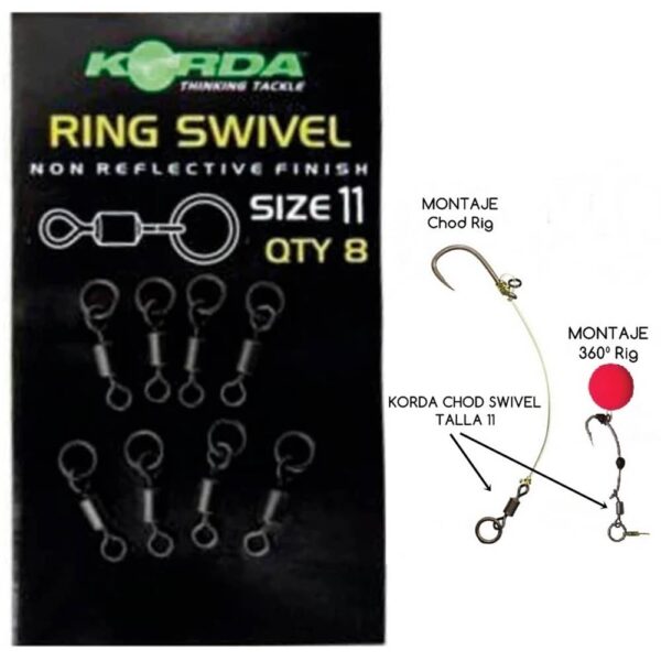 KORDA RING SWIVEL SIZE 11