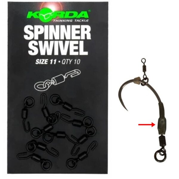 KORDA SPINNER RING SWIVEL SIZE 11