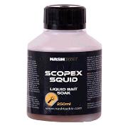 nash scopex squid liquid bait soak 250ml small