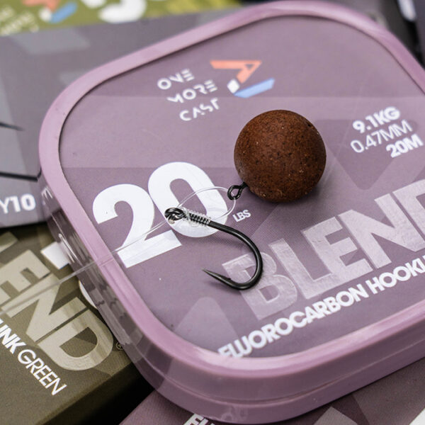 OMC Blend Fluorocarbon Fishing Hooklink Soft 20LB 20m - Imagen 2