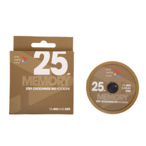 OMC Memory Stiff Chod Hinge Rig Fishing Hooklink 25LB 20m