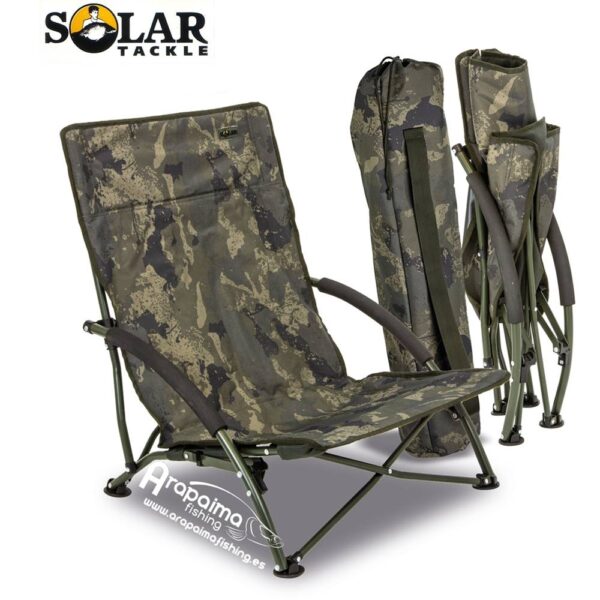 SOLAR TACKLE UNDERCOVER CAMO EASY CHAIR LOW + BOLSO