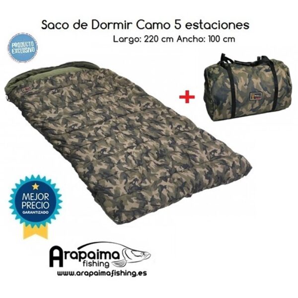 ZFISH Saco HOOGAN CAMO 5 estaciones 100 x 220 cm