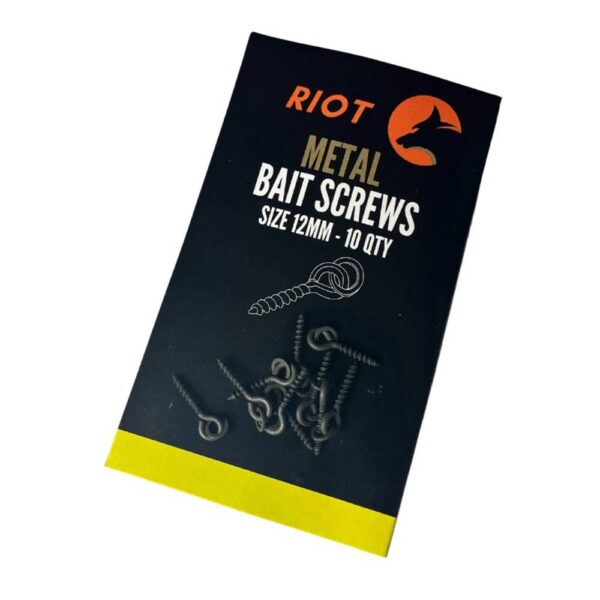 riot carp tackle metal bait srews