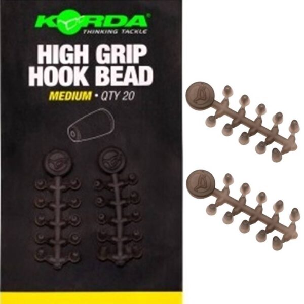 Korda High Grip Hook Bead Medium