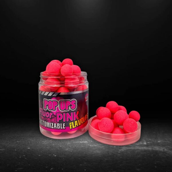 pro elite baits custom pop ups pink