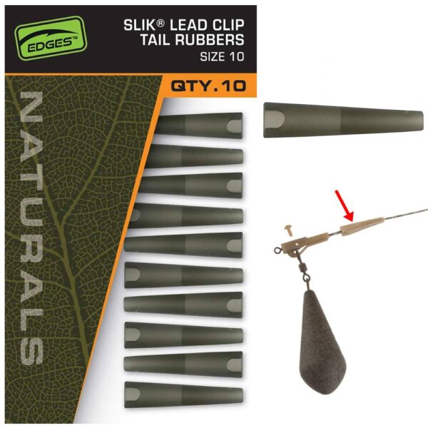 fox slik lead clips tail rubbers