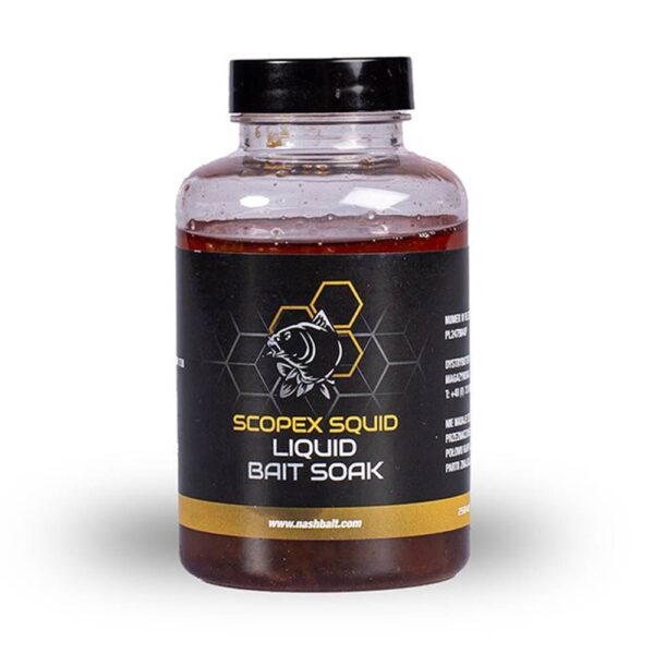 nash scopex squid liquid bait soak