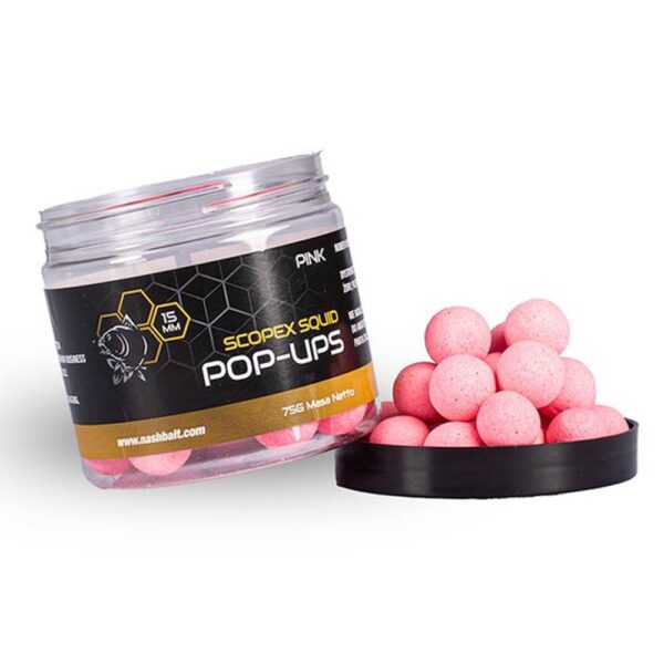 nash scopex squid popups pink