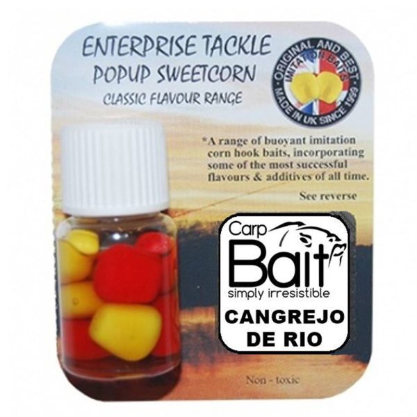 enterprise tackle pop up sweetcorn CARP BAIT CANGREJO DE RIO