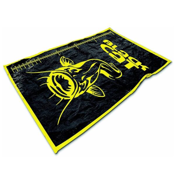 black cat unhooking mat