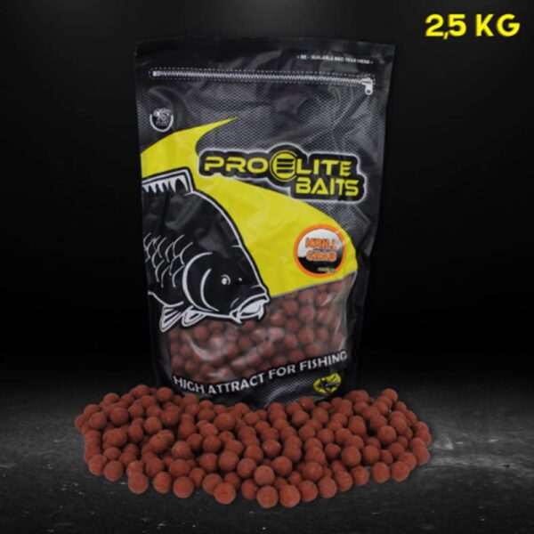 PRO ELITE BAITS KRILL CRAB BOILIES 20 mm 2,5 kg