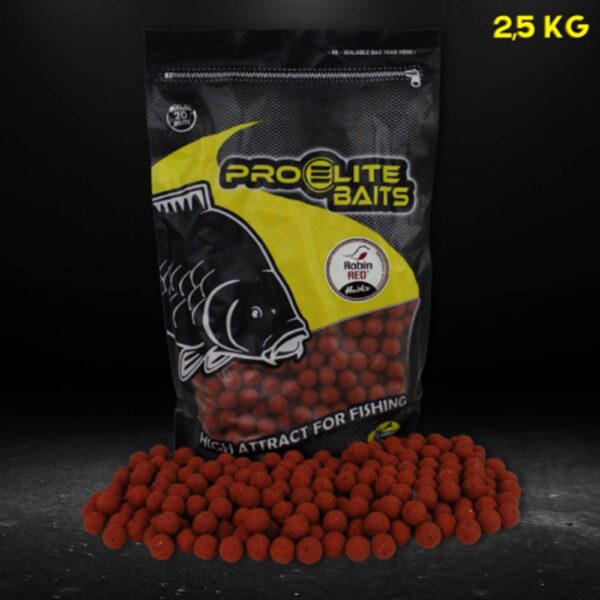 PRO ELITE BAITS ROBIN RED CLASSIC BOILIES 20 mm 2,5 kg