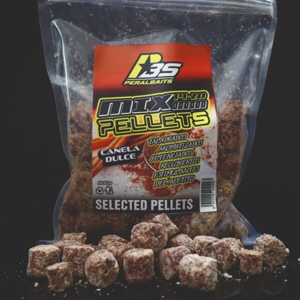 PERALBAITS MIX PELLETS CANELA DULCE 14-20mm