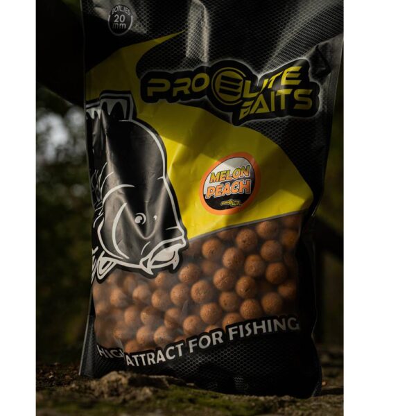 PRO ELITE BAITS MELON PEACH BOILIES 20 mm 2,5 kg - Imagen 2