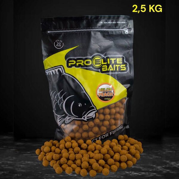 PRO ELITE BAITS MELON PEACH BOILIES 20 mm 2,5 kg