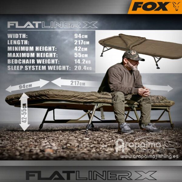 FOX Flatliner X All Season System Conjunto cama y saco capas desmontables