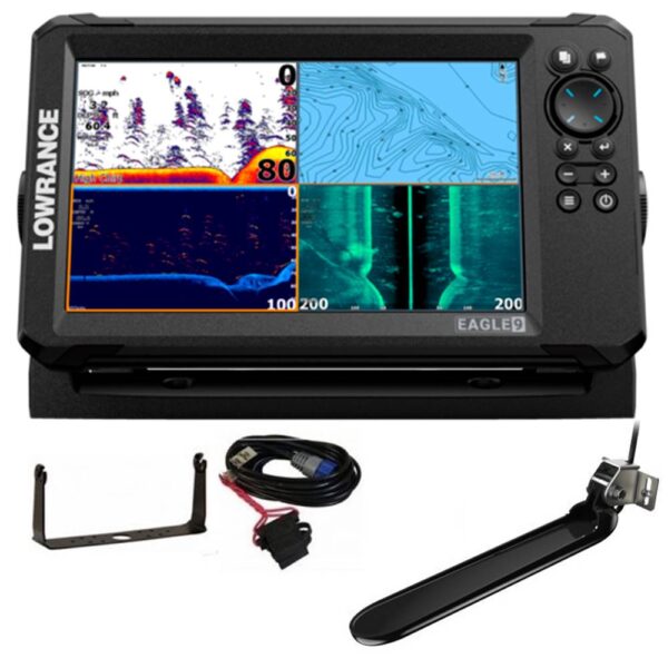 Lowrance EAGLE 9 con transductor TripleShot HD