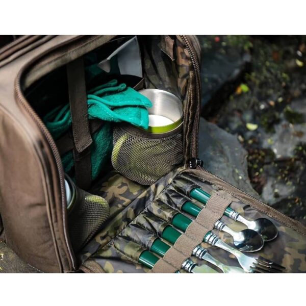 SHIMANO TACTICAL COMPACT FOOD BAG CON CUBIERTOS - Imagen 3