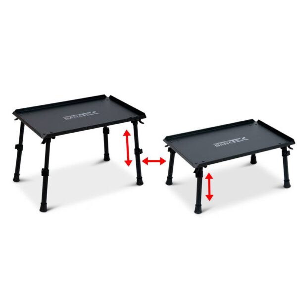 SONIK BANK-TEK Bivvy Table mesa metalica patas regulables con bolso transporte - Imagen 5